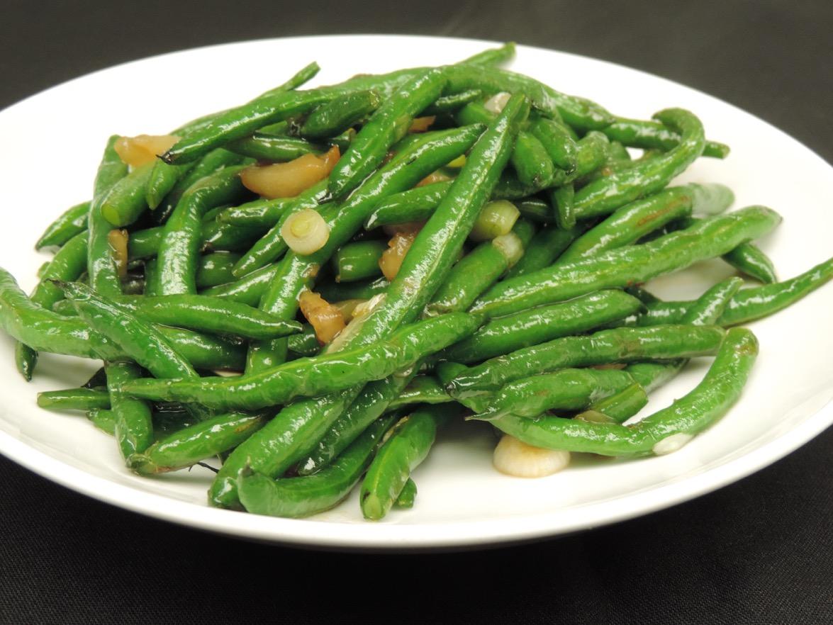 Fresh green vegetable ingredient at Chinatown Restaurant